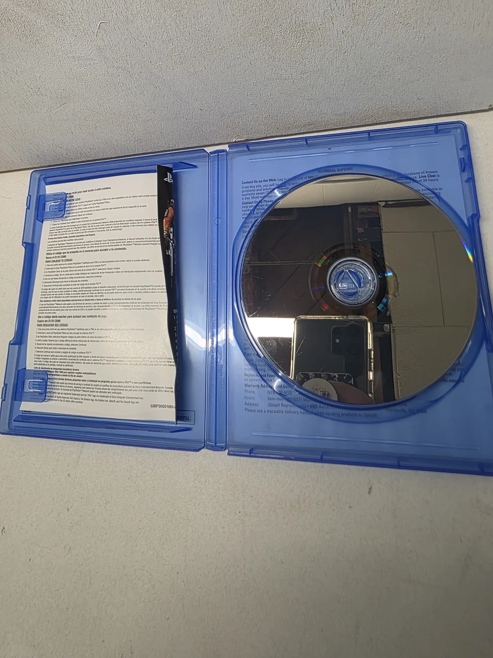 Tom Clancy’s The Division PS4 PlayStation 4 Tested Working w/ Case & Inserts